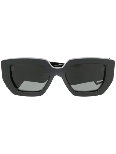 Gucci Square Frame Sunglasses In Black