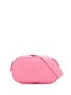 Bottega Veneta Intrecciato Weave Belt Bag In Pink