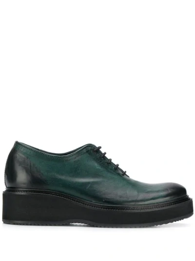 Cotélac Lace-up Oxford Shoes In Green
