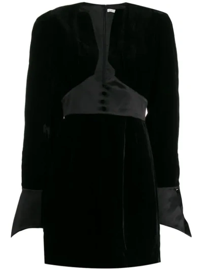 Olivier Theyskens Asymmetric Cuff Dress In Black
