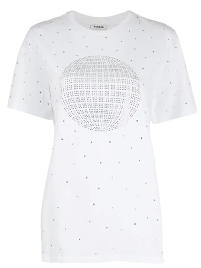 P.a.r.o.s.h Call Embellished T-shirt In White