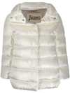 Herno Shiny Padded Puffer Jacket In White
