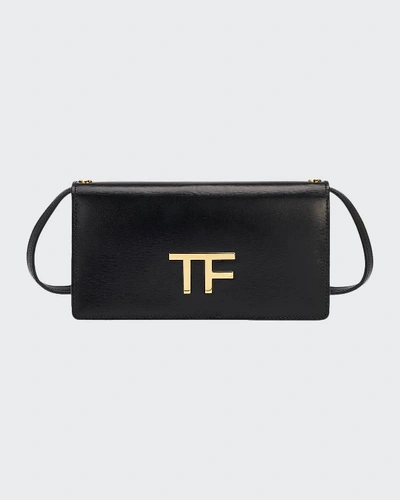Tom Ford Palmellato Mini Clutch Bag In Black