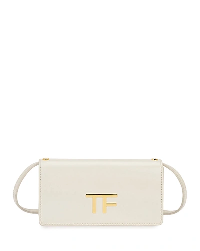 Tom Ford Palmellato Mini Clutch Bag In White