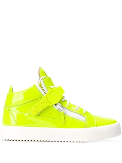 Giuseppe Zanotti X Christian Cowan Gzxcowan High-top Sneakers In Green