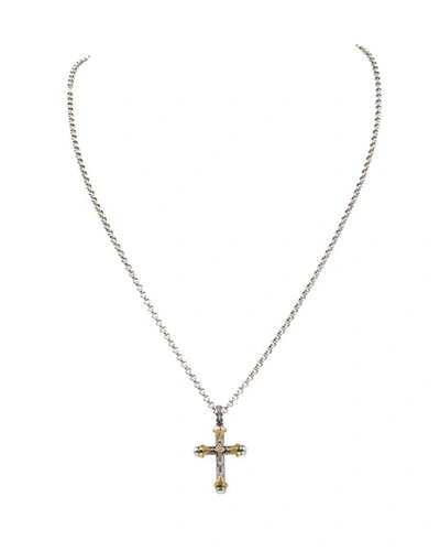Konstantino Delos Diamond Cross Pendant Necklace