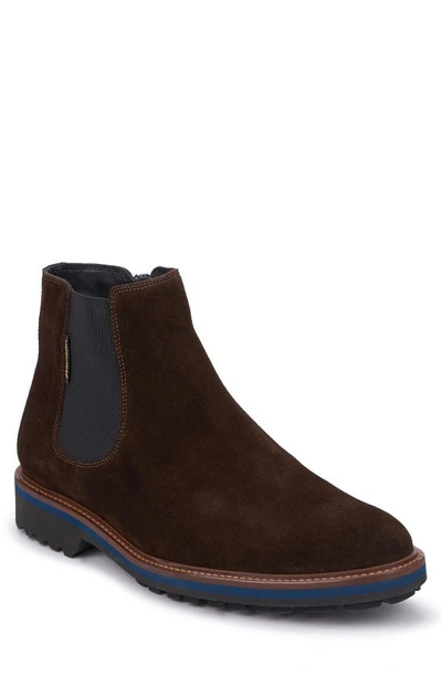 Mephisto Benson Zip Boot In Dark Brown Nubuck
