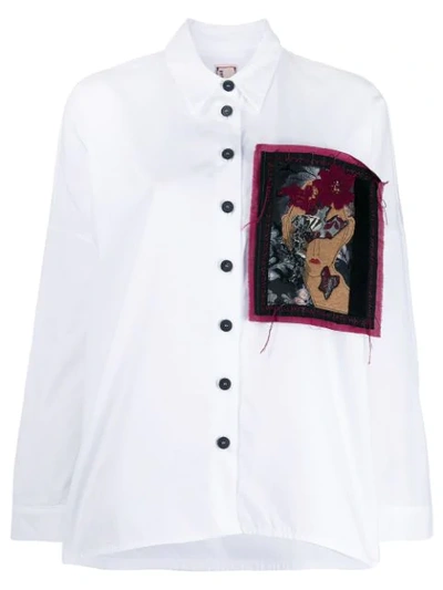 Antonio Marras Loose-fit Patched Shirt In White