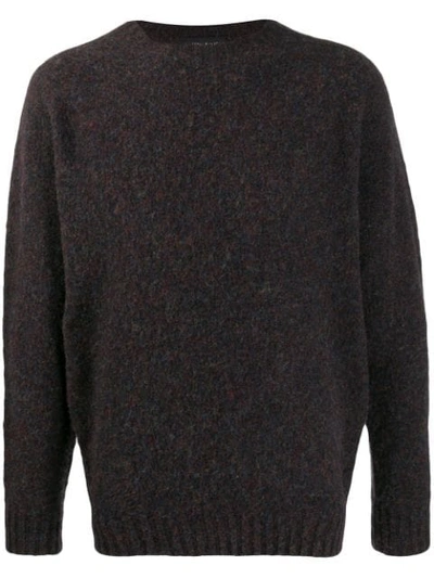 Howlin' Knitted Wool Jumper In Brown
