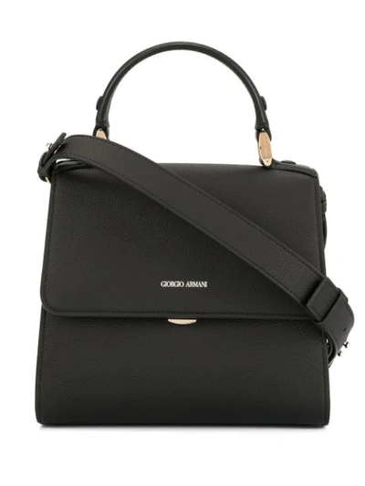 Giorgio Armani Le Sac Shoulder Bag In Black