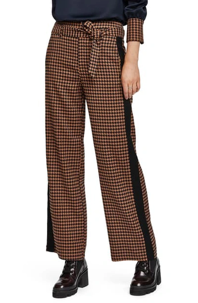 Scotch & Soda Straight-leg Houndstooth Pants In Combo D