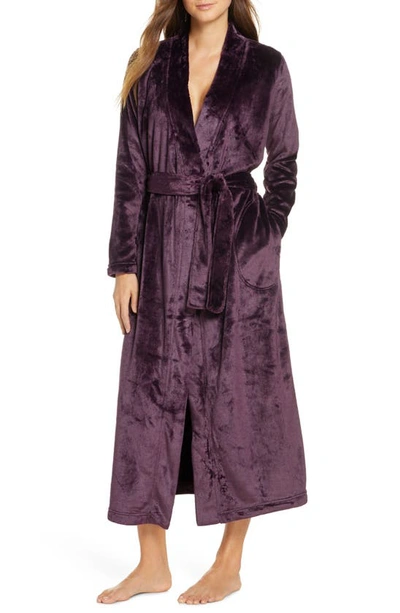 Ugg Marlow Double-face Fleece Robe In Port