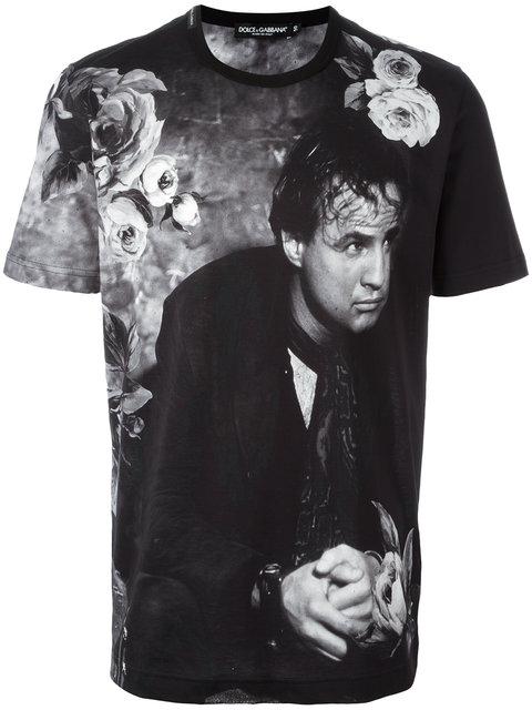 Dolce \u0026 Gabbana Marlon Brando Print T 