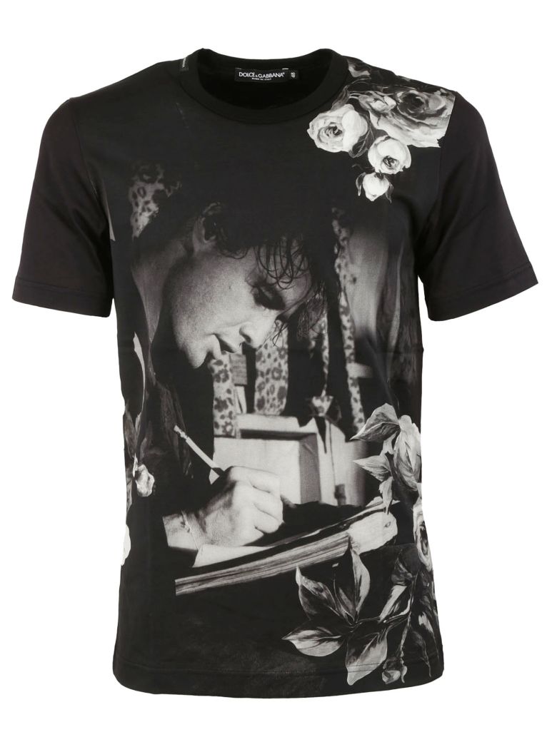 Dolce & Gabbana Printed T-shirt In Brando+fiori | ModeSens