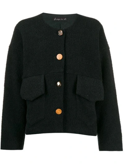 Phisique Du Role Oversized Faux-shearling Jacket In Green