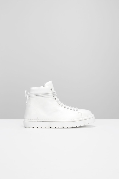 Marsèll Pallottola Lace-up Boots In Bianco