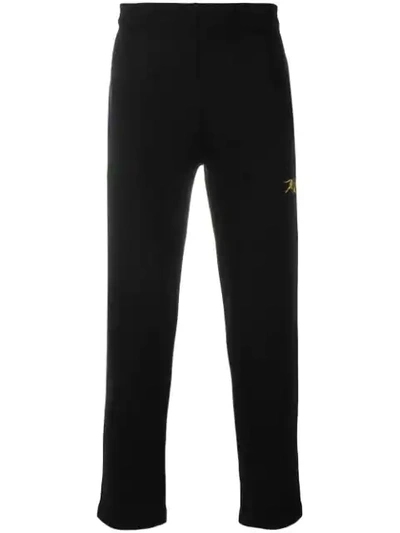 Kenzo Tiger Patch Track Pants In Noir
