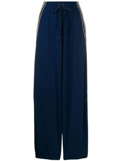 See By Chloé Stripe Detail Track Trousers In Blue