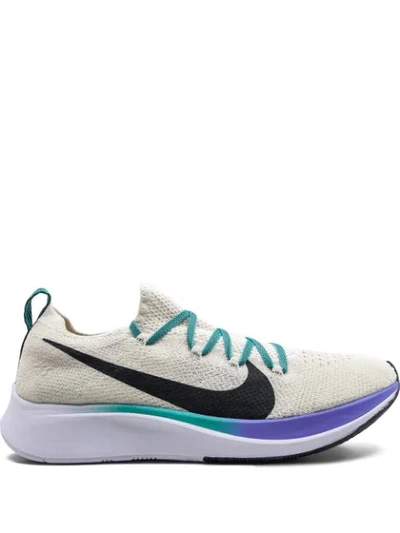 Nike Zoom Fly Flyknit Trainers In White