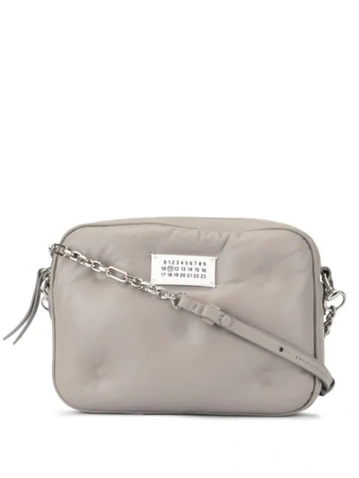 Maison Margiela Glam Slam Small Box Bag In Grey