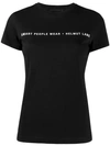 Helmut Lang Smart People T-shirt In Black