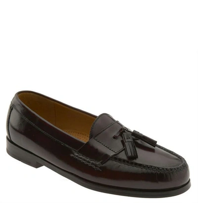 Cole Haan Men's Pinch Tassel Moc-toe Loafers Men's Shoes In Burgundy