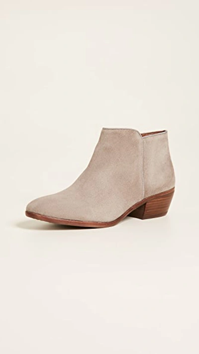 Sam Edelman Petty Suede Booties In Putty