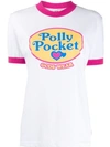 Gcds Polly Pocket Logo Print T-shirt In White