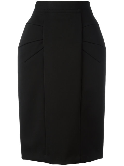 Comme Des Garçons Structured Skirt In Black | ModeSens