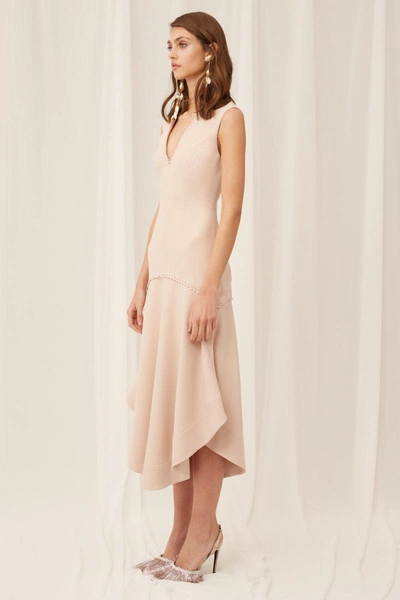 Keepsake We Dream Midi Dress In Nude