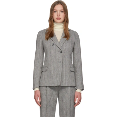 3.1 Phillip Lim / フィリップ リム Tweed Blazer In Na448 Nv/wh