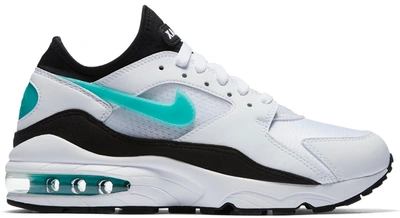 Pre-owned Nike Air Max 93 Menthol (2018) (women's) In White/sport Turquoise-black