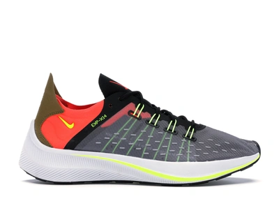 Pre-owned Nike Exp-x14 Black Volt Solar Red (women's) In Black/volt-solar Red-dark Grey-wolf Grey-white