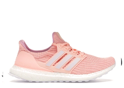 Pre-owned Adidas Originals Adidas Ultra Boost 4.0 Clear Orange (women's) In Clear Orange/orchid Tint/true Pink