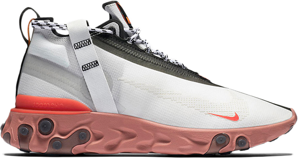 nike react runner mid wr ispa white light crimson