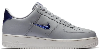 Pre-owned Nike  Air Force 1 Low Jewel Wolf Grey Royal Blue In Wolf Grey/deep Royal Blue-summit White