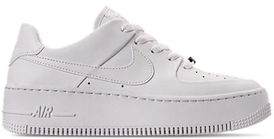 Pre-owned Nike Air Force 1 Sage Low Triple White (women's) In White/white-white