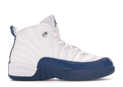 Pre-owned Jordan 12 Retro French Blue (2016) (ps) In White/french Blue-metallic Silver-varsity Red