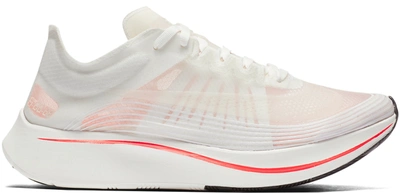 Pre-owned Nike Zoom Fly Sp Breaking 2 (2018) (women's) In White/sail-bright Crimson