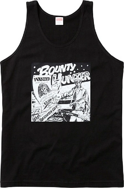 Pre-owned Supreme  Barrington Levy Jah Life Bounty Hunter Tank Top Black