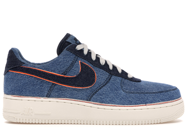 denim air force ones