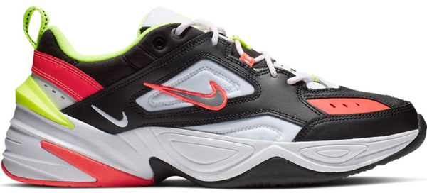 nike m2k tekno black volt