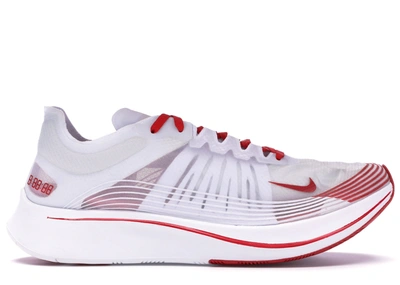 Pre-owned Nike  Zoom Fly Tokyo In White/university Red-summit White