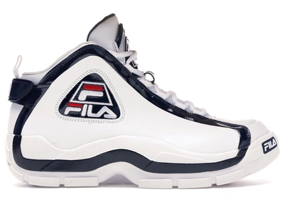 Pre-owned Fila 96 White (2019) In White/ Navy- Red