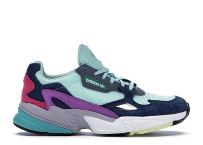 Pre-owned Adidas Originals Adidas Falcon Clear Mint Collegiate Navy (women's) In Clear Mint/clear Mint/collegiate Navy