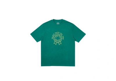Pre-owned Palace  Small Portion T-shirt Green