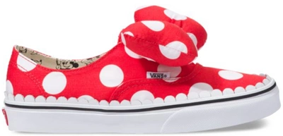 Pre-owned Vans Authentic Gore Disney Minnie Mouse Bow (women's) In Minnie Mouses Bow/true White