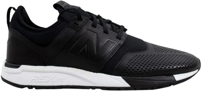 Pre-owned New Balance  247 Leather Black