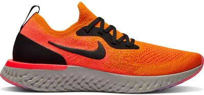 Pre-owned Nike Epic React Flyknit Copper Flash (women's) In Copper Flash/black-flash Crimson-moon Particle