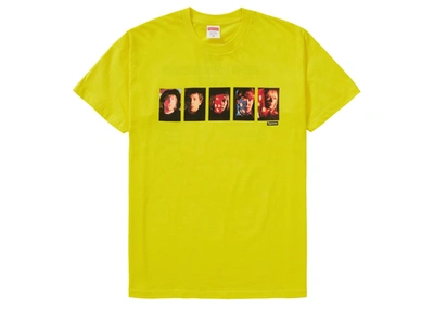 Pre-owned Supreme The Velvet Underground & Nico Tee Yellow